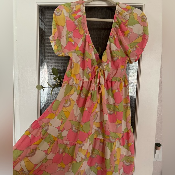 ASOS Design Mini Dress in bold floral print - Picture 3 of 6